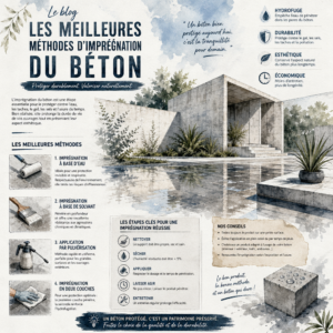 Les meilleures méthodes d’imprégnation du béton