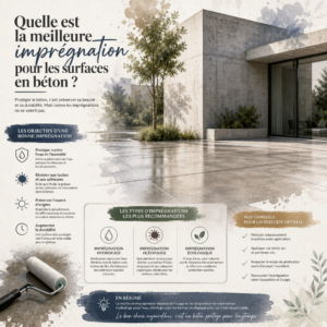Quelle est la meilleure imprégnation pour les surfaces en béton ?