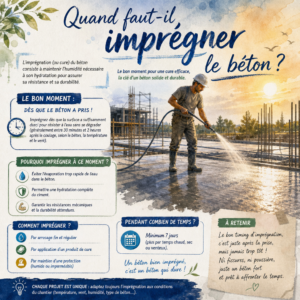 Quand faut-il imprégner le béton ?