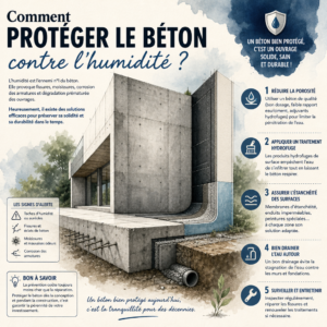 Comment protéger le béton contre l’humidité ?