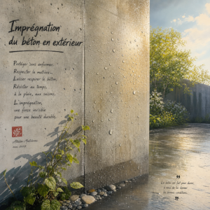 Imprégnation du béton en extérieur