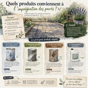 Quels produits conviennent à l’imprégnation des pavés ?