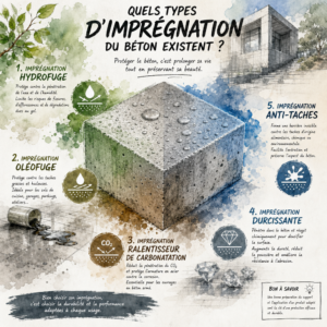 Quels types d’imprégnation du béton existent ?