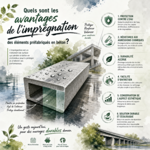 Quels sont les avantages de l’imprégnation des éléments préfabriqués en béton ?