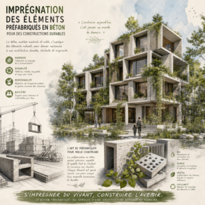 Imprégnation des éléments préfabriqués en béton pour des constructions durables